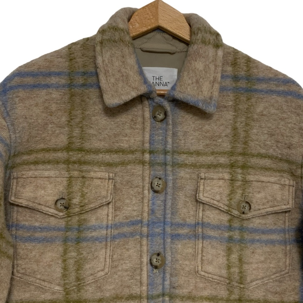 Aritzia Wilfred Free The Ganna™ Shirt Jacket in Marcel Lt Brc/ Azrn Bl |Size S - Picture 5 of 16